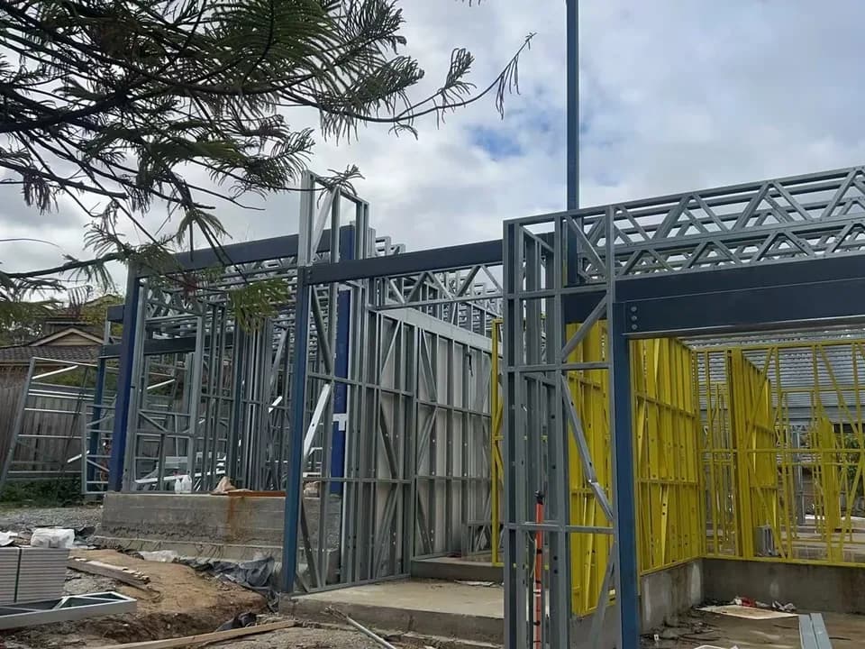 Light-gauge steel framing work