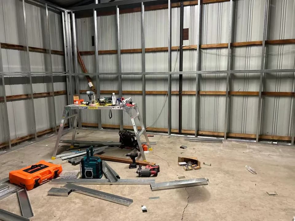 Warehouse interior renovation
