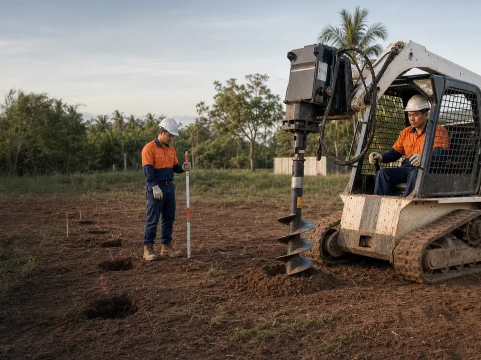 Ground drilling service