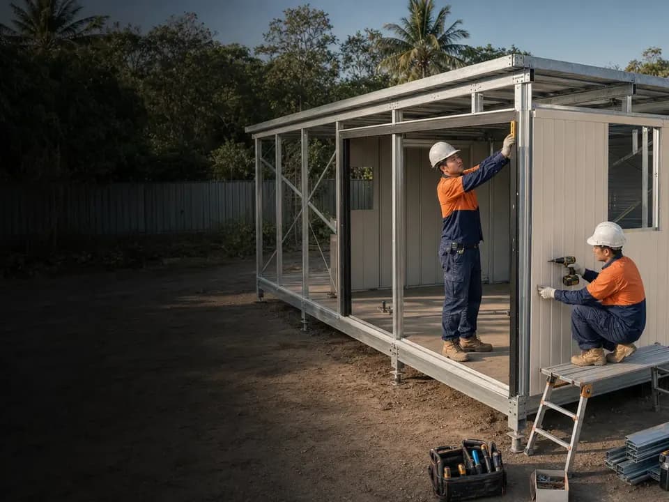 Modular buildings service