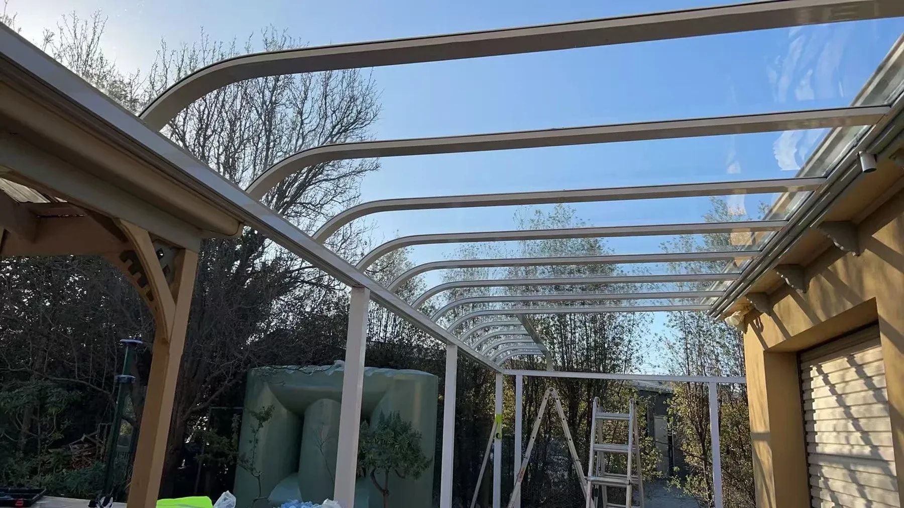 Auhua renovation property improvement aluminium sunroom installation 02