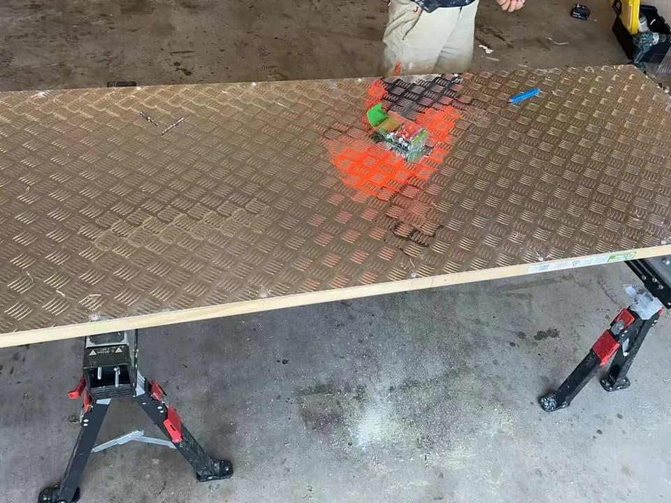 Aluminium Door Panel Installation