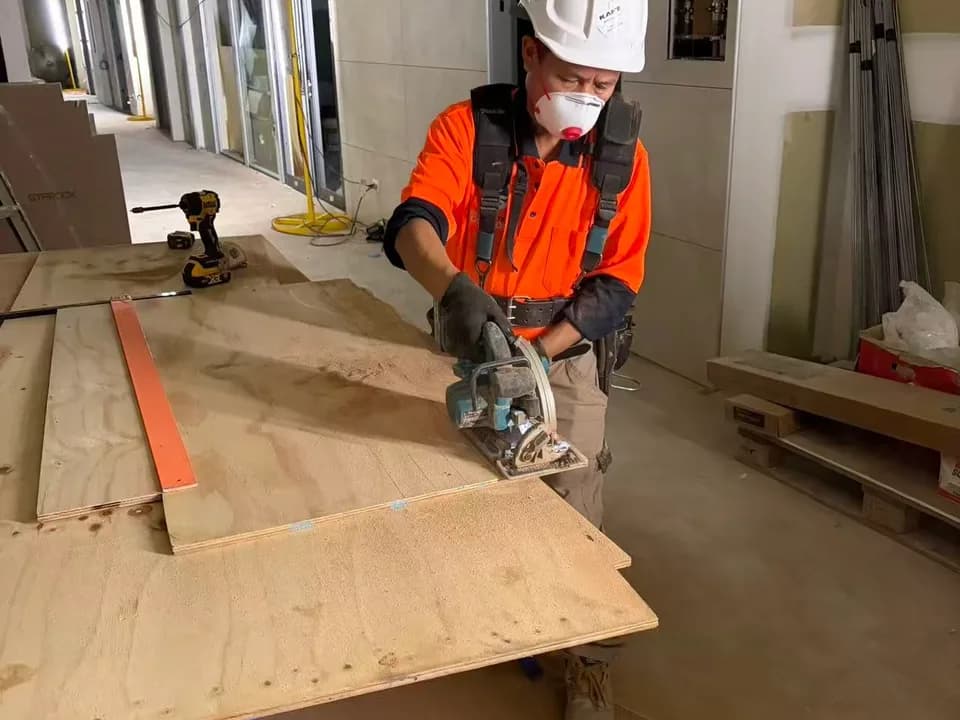 Interior fit-out and flooring work